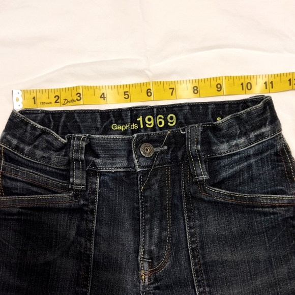 GAP Boys Indigo Straight Jeans, Size 7. - Picture 4 of 6